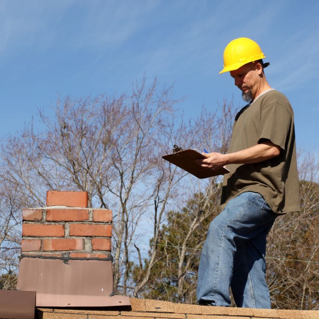 Professional roof inspection