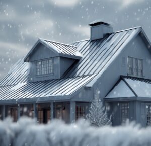 metal roof in snow country