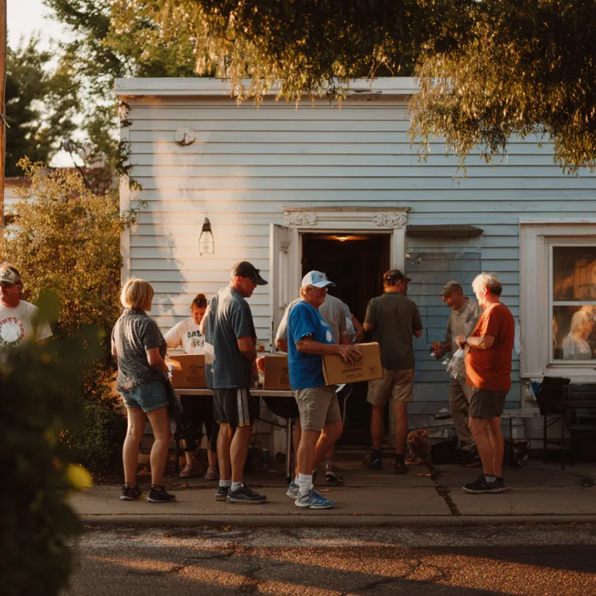 Big Rapids, Northern Michigan community giving donations