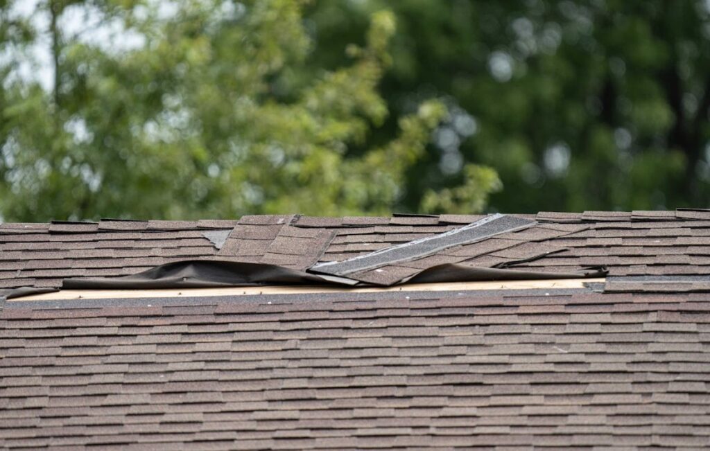storm damage roof in Northern Michigan